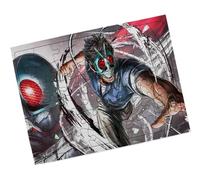 Merchandmanía Puzzle Pequeño tamaño Aprox. A5 de 48 Piezas con Marco Anime Toujima Tanzaburou WA Kamen Rider ni Naritai Rompecabezas puzle para Adulto