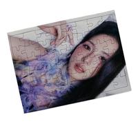 Merchandmanía Puzzle Pequeño tamaño Aprox. A5 de 48 Piezas con Marco Cantante Chica Grupo Amortage Earthquake Rompecabezas puzle para Adulto