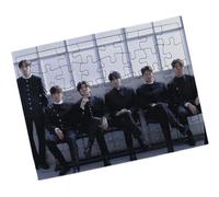 Merchandmanía Puzzle Pequeño tamaño Aprox. A5 de 48 Piezas con Marco Chicos Cantantes Famosos Grupo Before You Met me Rompecabezas puzle para Adulto