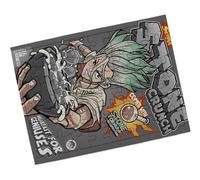 Merchandmanía Puzzle Pequeño tamaño Aprox. A5 de 48 Piezas con Marco Doctor dr Stone senku Desayuno Piedra Cereales Gracioso Rompecabezas puzle para Adulto
