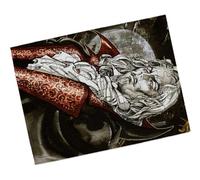 Merchandmanía Puzzle Pequeño tamaño Aprox. A5 de 48 Piezas con Marco Dracula Arte Videojuego Medieval Retro Gamer Rompecabezas puzle para Adulto