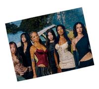 Merchandmanía Puzzle Pequeño tamaño Aprox. A5 de 48 Piezas con Marco Grupo Cantantes Fans Chicas Eye on me Rompecabezas puzle para Adulto