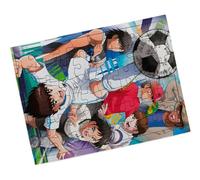 Merchandmanía Puzzle Pequeño tamaño Aprox. A5 de 48 Piezas con Marco Oliver y Benji Capitan Tsubasa Serie Dibujos Rompecabezas puzle para Adulto