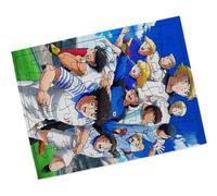 Merchandmanía Puzzle Pequeño tamaño Aprox. A5 de 48 Piezas con Marco Oliver y Benji capitulos Juego Futbol futgol Liga Dibujos Rompecabezas puzle para Adulto