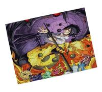 Merchandmanía Puzzle Pequeño tamaño Aprox. A5 de 48 Piezas con Marco Serie Anime Ninjas Guerreros Luchadores Dibujos Rompecabezas puzle para Adulto