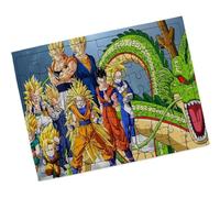 Merchandmanía Puzzle Pequeño tamaño Aprox. A5 de 48 Piezas con Marco z Lucha Guerreros Luchadores Dibujos Serie Anime Rompecabezas puzle para Adulto