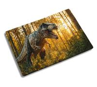 Merchandmanía Puzzle Pequeño tamaño Aprox. A5 de 63 Piezas tiranosaurus Rex Dinosaurio accion Cazador prehistoria Rompecabezas puzle