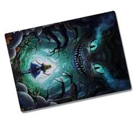 Merchandmanía Puzzle Pequeño tamaño Aprox. A5 de 80 Piezas Alicia Pais Maravillas Gato siniestro Halloween Cuento Rompecabezas puzle para Adulto