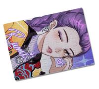 Merchandmanía Puzzle Pequeño tamaño Aprox. A5 de 80 Piezas Cantante Mujer luchadora pelicula Anime Dibujos Fanart Rompecabezas puzle para Adulto