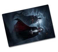 Merchandmanía Puzzle Pequeño tamaño Aprox. A5 de 80 Piezas Castillo de Dracula Paisaje Vampiro murcielagos Rompecabezas puzle para Adulto