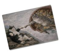 Merchandmanía Puzzle Pequeño tamaño Aprox. A5 de 80 Piezas Cuadro Arte el creador Gatos Meme Parodia Risa Rompecabezas puzle para Adulto