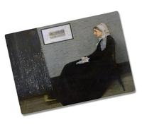 Merchandmanía Puzzle Pequeño tamaño Aprox. A5 de 80 Piezas James Abbott McNeill Whistler, Arreglo en Gris y Negro Rompecabezas puzle para Adulto