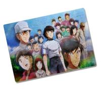 Merchandmanía Puzzle Pequeño tamaño Aprox. A5 de 80 Piezas Oliver y Benji Personajes Serie Dibujos Rompecabezas puzle para Adulto