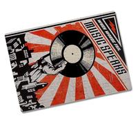 Merchandmanía Puzzle Pequeño tamaño Aprox. A5 de 80 Piezas Retro Music Musica Disco animo Poster Fiesta Alegria Rompecabezas puzle para Adulto