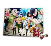 Merchandmanía Puzzle tamaño Aprox. A3 de 192 Piezas Anime LOS 7 PECADOS Capitales Manga Serie Rompecabezas puzle para Adulto