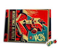 Merchandmanía Puzzle tamaño Aprox. A3 de 192 Piezas Cartel Retro Robot Terror pelicula tecnologia Futuro Rompecabezas puzle para Adulto