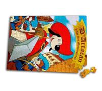 Merchandmanía Puzzle tamaño Aprox. A3 de 192 Piezas Mosqueteros Perros Francia Medieval Dibujos Rompecabezas puzle para Adulto