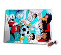 Merchandmanía Puzzle tamaño Aprox. A3 de 192 Piezas Oliver y Benji Equipo furgol Futbol Personajes Dibujos Rompecabezas puzle para Adulto