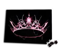 Merchandmanía Puzzle tamaño Aprox. A3 de 252 Piezas Blackpink Logo Corona Queen Reinas KPOP Rompecabezas puzle para Adulto