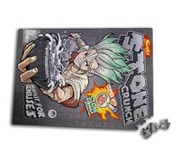 Merchandmanía Puzzle tamaño Aprox. A3 de 252 Piezas Doctor dr Stone senku Desayuno Piedra Cereales Gracioso Rompecabezas puzle para Adulto