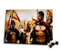 Merchandmanía Puzzle tamaño Aprox. A3 de 252 Piezas españa españoles esparta espartanos Macho iberico Rompecabezas puzle para Adulto