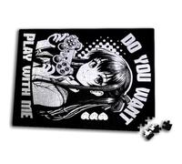 Merchandmanía Puzzle tamaño Aprox. A3 de 252 Piezas Frase Graciosa Anime Wanna Play with me Videojuegos Rompecabezas puzle para Adulto