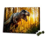 Merchandmanía Puzzle tamaño Aprox. A3 de 252 Piezas tiranosaurus Rex Dinosaurio accion Cazador prehistoria Rompecabezas puzle para Adulto