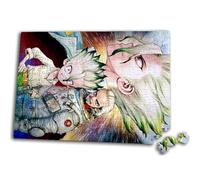 Merchandmanía Puzzle tamaño Aprox. A3 de 300 Piezas dr Stone Anime senku Padre Astronauta Luna Rompecabezas puzle para Adulto