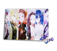 Merchandmanía Puzzle tamaño Aprox. A3 de 300 Piezas Serie Anime Samurais Ninjas Luchadores Rompecabezas puzle para Adulto