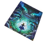 Merchandmanía Puzzle tamaño Aprox. A4 de 120 Piezas Alicia Pais Maravillas Gato siniestro Halloween Cuento Rompecabezas puzle para Adulto