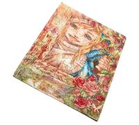 Merchandmanía Puzzle tamaño Aprox. A4 de 120 Piezas Cuento Alicia en el Pais de Las Maravillas Historia Libro Rompecabezas puzle para Adulto