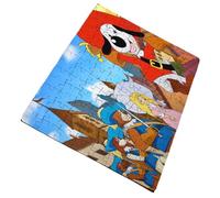 Merchandmanía Puzzle tamaño Aprox. A4 de 120 Piezas Dartañan mosqueteros espadachin Dibujos Julieta Rompecabezas puzle para Adulto