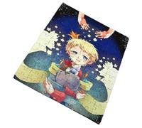 Merchandmanía Puzzle tamaño Aprox. A4 de 120 Piezas el principito Fanart Libro Historia Cuento Planeta Cometa Rompecabezas puzle para Adulto