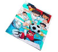 Merchandmanía Puzzle tamaño Aprox. A4 de 120 Piezas Oliver y Benji Equipo furgol Futbol Personajes Dibujos Rompecabezas puzle para Adulto