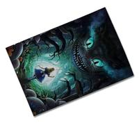 Merchandmanía Puzzle tamaño Aprox. A4 de 24 Piezas Alicia Pais Maravillas Gato siniestro Halloween Cuento Rompecabezas puzle para Adulto