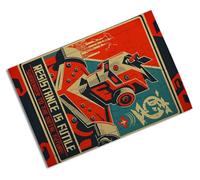 Merchandmanía Puzzle tamaño Aprox. A4 de 24 Piezas Cartel Retro Robot Terror pelicula tecnologia Futuro Rompecabezas puzle para Adulto