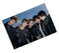 Merchandmanía Puzzle tamaño Aprox. A4 de 24 Piezas Chicos Cantantes Famosos Mention me Deja VU Rompecabezas puzle para Adulto