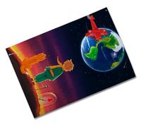 Merchandmanía Puzzle tamaño Aprox. A4 de 24 Piezas el principito Luna Tierra Estrellas Universo Fantasia Zorro Rompecabezas puzle para Adulto