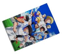 Merchandmanía Puzzle tamaño Aprox. A4 de 24 Piezas Oliver y Benji capitulos Juego Futbol futgol Liga Dibujos Rompecabezas puzle para Adulto