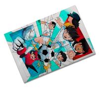 Merchandmanía Puzzle tamaño Aprox. A4 de 24 Piezas Oliver y Benji Equipo furgol Futbol Personajes Dibujos Rompecabezas puzle para Adulto