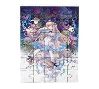 Merchandmanía Puzzle tamaño Aprox. A4 de 35 Piezas Alicia Anime Fantasia bishoujo Cuento para niños Manga Rompecabezas puzle para Adulto