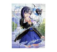 Merchandmanía Puzzle tamaño Aprox. A4 de 35 Piezas Anime kuroneko to majo no ky?shitsu Aria Aquarius Rompecabezas puzle para Adulto