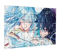 Merchandmanía Puzzle tamaño Aprox. A4 de 35 Piezas Anime Tsue to Tsurugi no Wistoria Personajes Magia Rompecabezas puzle para Adulto