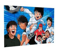 Merchandmanía Puzzle tamaño Aprox. A4 de 35 Piezas campeones Oliver y Benji Serie Dibujos Rompecabezas puzle para Adulto