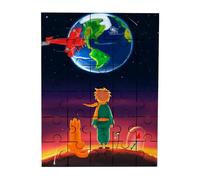 Merchandmanía Puzzle tamaño Aprox. A4 de 35 Piezas el principito Luna Tierra Estrellas Universo Fantasia Zorro Rompecabezas puzle para Adulto