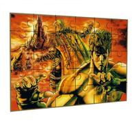 Merchandmanía Puzzle tamaño Aprox. A4 de 35 Piezas Fist of The North Star seriehokuto no Ken Anime Rompecabezas puzle para Adulto
