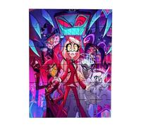 Merchandmanía Puzzle tamaño Aprox. A4 de 35 Piezas hazbin Hotel Personajes Charlie alastor Angeles Rompecabezas puzle para Adulto