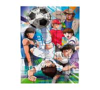Merchandmanía Puzzle tamaño Aprox. A4 de 35 Piezas Oliver y Benji Capitan Tsubasa Serie Dibujos Rompecabezas puzle para Adulto