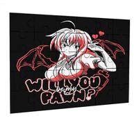 Merchandmanía Puzzle tamaño Aprox. A4 de 35 Piezas Serie Anime Sexy Will You be my Pawn rias Gremory DXD Rompecabezas puzle para Adulto