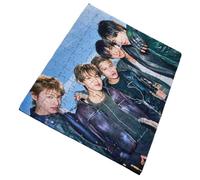 Merchandmanía Puzzle tamaño Aprox. A4 de 96 Piezas Chicos Cantantes Famosos Mention me Deja VU Rompecabezas puzle para Adulto
